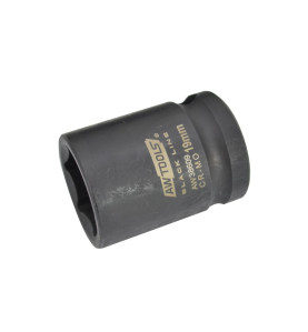 1/2" DRIVE IMPACT SOCKET SET 10-22mm 10pcs BLACK LINE