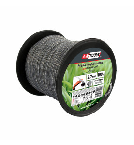 PVC CORE TWIST SQUARE TRIMMER LINE 3.0x100m