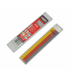 MIX-COLOUR LEAD REFILLS 6pcs