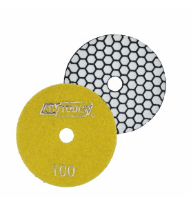 HONEYCOMB DIAMOND POLISHING PAD 100mm/ GRIT 100