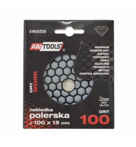 HONEYCOMB DIAMOND POLISHING PAD 100mm/ GRIT 100