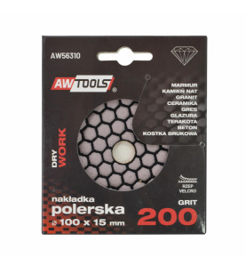HONEYCOMB DIAMOND POLISHING PAD 100mm/ GRIT 200