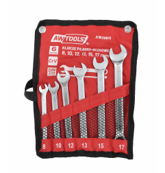 COMBINATION SPANNER SET 6pcs 8-17mm