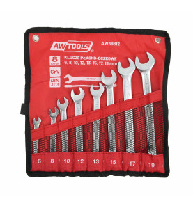 COMBINATION SPANNER SET 8pcs 6-19mm