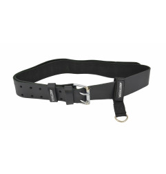 GRAIN OIL-TANNED LEATHER WAIST BELT 137cm