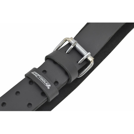 GRAIN OIL-TANNED LEATHER WAIST BELT 137cm