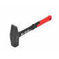 LOCKSMITHS HAMMER/ FIBREGLASS HANDLE 1,5kg BLACK LINE