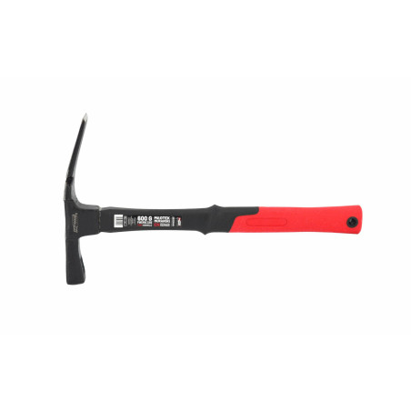 BRICKLAYERS HAMMER 600g/ FIBREGLASS HANDLE BLACK LINE