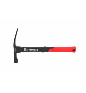 BRICKLAYERS HAMMER 600g/ FIBREGLASS HANDLE BLACK LINE
