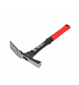 BRICKLAYERS HAMMER 600g/ FIBREGLASS HANDLE BLACK LINE