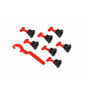 SYSTEM POZIOMOWANIA PŁYTEK 50szt. + KLUCZ