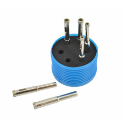 DIAMOND CORE DRILL BIT SET 6pcs /6-10mm/