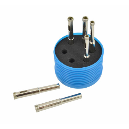 DIAMOND CORE DRILL BIT SET 6pcs /6-10mm/