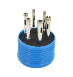DIAMOND CORE DRILL BIT SET 6pcs /6-10mm/