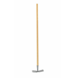 DOUBLE-SIDED HOE 7x20cm/ WOODEN SHAFT