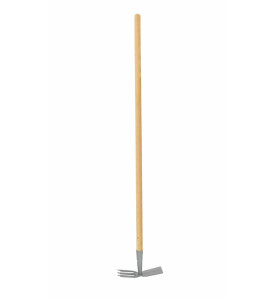 DOUBLE-SIDED HOE 7x20cm/ WOODEN SHAFT