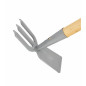 DOUBLE-SIDED HOE 7x20cm/ WOODEN SHAFT