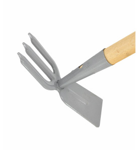 DOUBLE-SIDED HOE 7x20cm/ WOODEN SHAFT