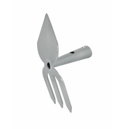 DOUBLE-SIDED HOE 7x20cm/ WOODEN SHAFT