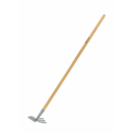 STEEL COMBINATION HOE WITH WOODEN SHAFT 7x20cm