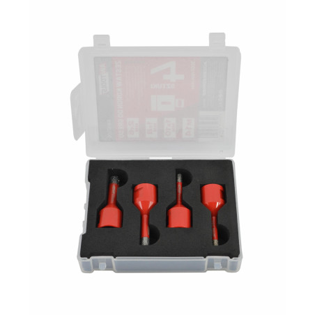 DIAMOND CORE DRILL BIT SET M14 4pcs /6-10mm/