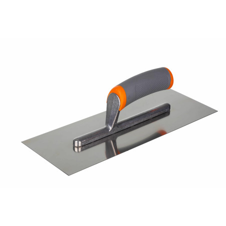 RECTANGULAR TROWEL 280mm/ RUBBER HANDLE
