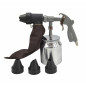 AIR SANDBLASTING GUN w/ ALU TANK 850ml & RECOVERY BAG