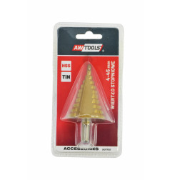 HSS-TiN STEP DRILL BIT 4-45mm