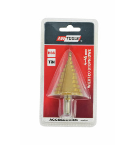 HSS-TiN STEP DRILL BIT 4-45mm