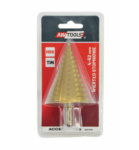 HSS-TiN STEP DRILL BIT 4-52mm