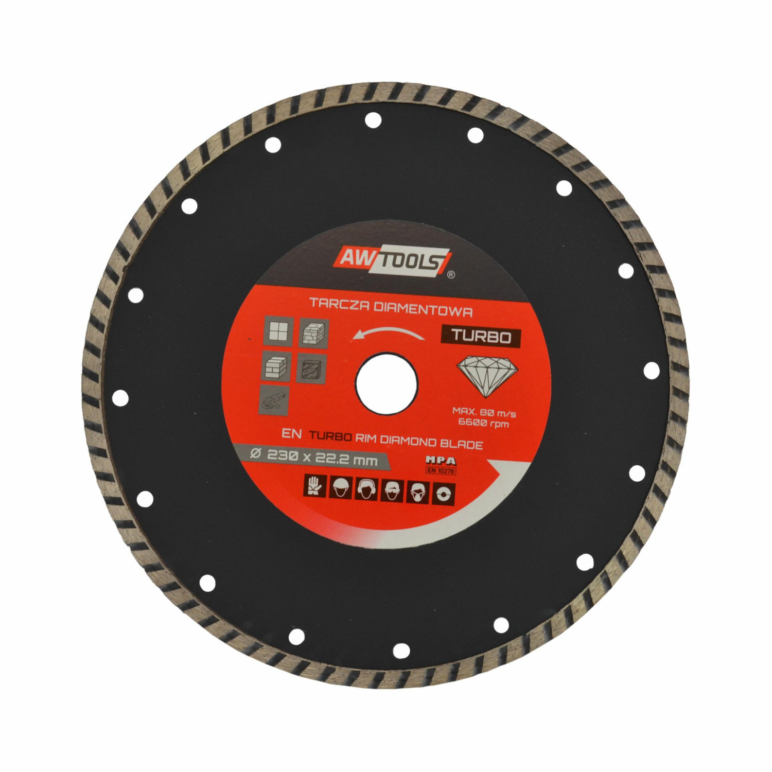 TARCZA DIAMENTOWA 300x32-25,4-22,2 / TURBO