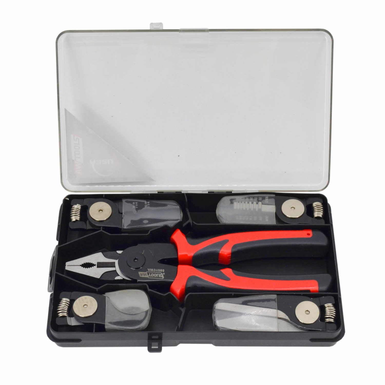 5-IN-1 MULTI-FUNCTIONAL PLIERS 200mm w/ INTERCHANGEABLE HEADS 5-IN-1 MULTI-FUNCTIONAL PLIERS 200mm w/ INTERCHANGEABLE HEADS