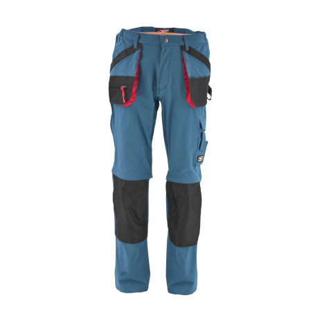 ZIP-OFF LEG WORK TROUSERS T2/ PETROL/ 2XL