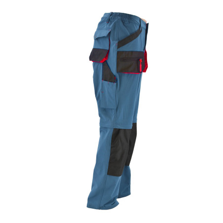 ZIP-OFF LEG WORK TROUSERS T2/ PETROL/ 2XL