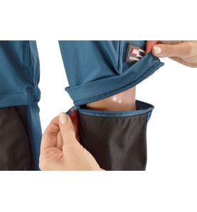 ZIP-OFF LEG WORK TROUSERS T2/ PETROL/ 2XL