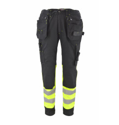 HI-VIS WORK TROUSERS T3 FLUO YELLOW/ 2XL