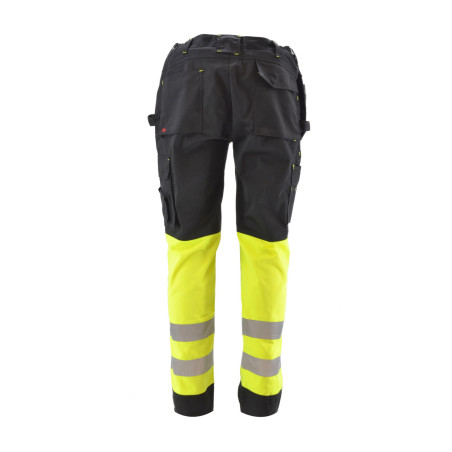 HI-VIS WORK TROUSERS T3 FLUO YELLOW/ 2XL