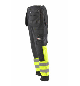 HI-VIS WORK TROUSERS T3 FLUO YELLOW/ 2XL