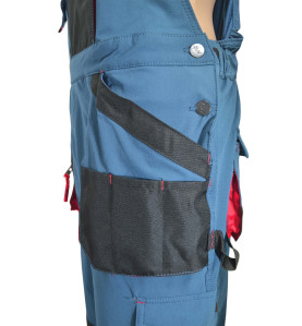 WORK BIB & BRACE T2/ PETROL/ L