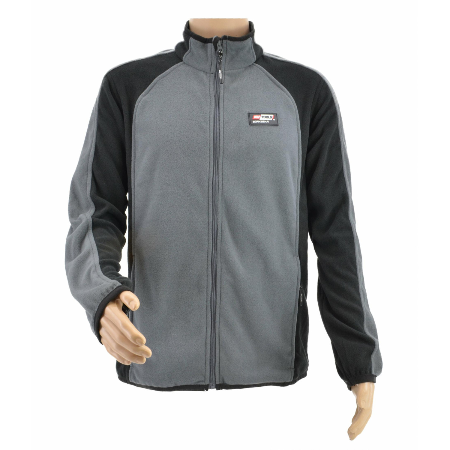 BLUZA POLAROWA T1/ SZARO-CZARNA/ L