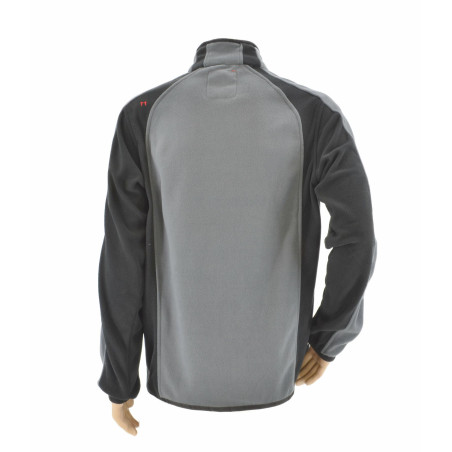WORK FULL-ZIP FLEECE SWEATSHIRT T1 GREY-BLACK/ L