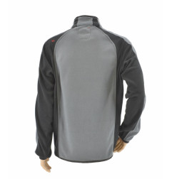 WORK FULL-ZIP FLEECE SWEATSHIRT T1 GREY-BLACK/ 3XL