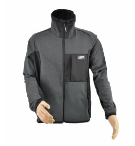 WORK FULL-ZIP FLEECE SWEATSHIRT T5/ GREY/ L