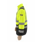 HI-VIS WORK FULL-ZIP FLEECE SWEATSHIRT T3 FLUO YELLOW/ S