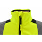 HI-VIS WORK FULL-ZIP FLEECE SWEATSHIRT T3 FLUO YELLOW/ S