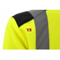 HI-VIS WORK FULL-ZIP FLEECE SWEATSHIRT T3 FLUO YELLOW/ S