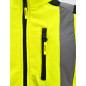 HI-VIS WORK FULL-ZIP FLEECE SWEATSHIRT T3 FLUO YELLOW/ S