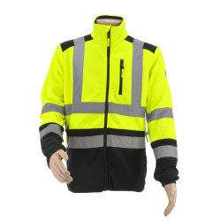 BLUZA POLAROWA T3/ ODBLASKOWA ŻÓŁTA/ XXL