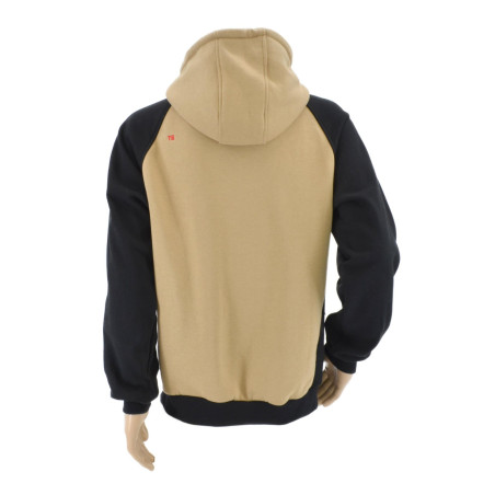 BLUZA ROZPINANA T6/ BEŻ-CZARNA/ XL