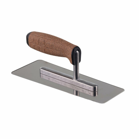 STAINLESS STEEL VENETIAN TROWEL 240mm/ CORK HANDLE & ALU SHANK